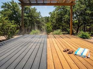 composite vs wood deck texas heat