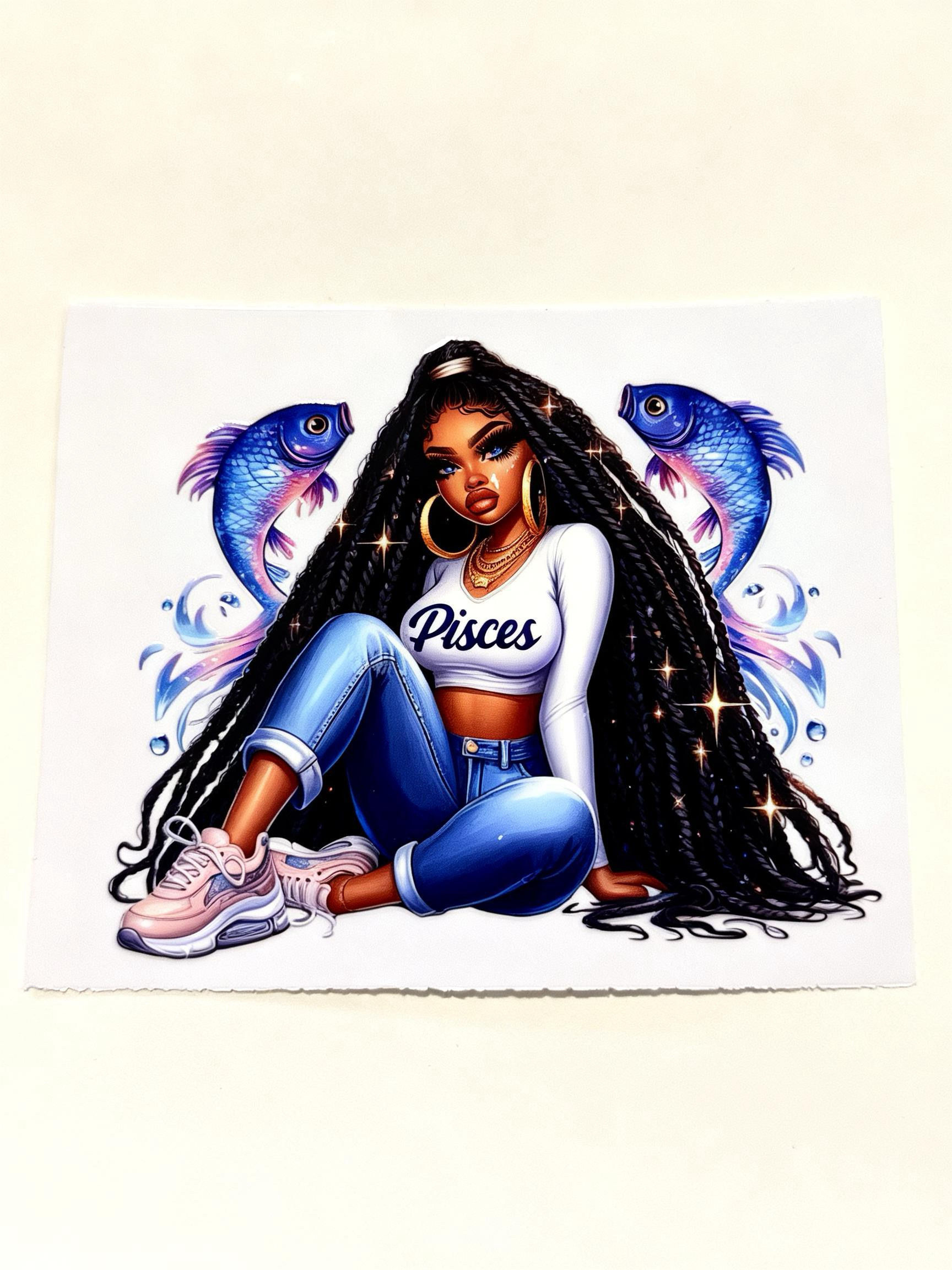 Pisces UV DTF Decal 