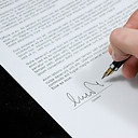 Signing A Document