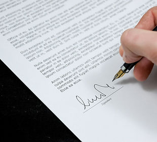Signing A Document