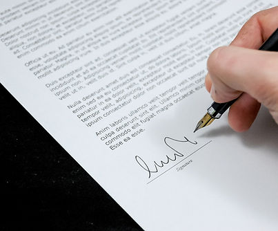 Signing A Document