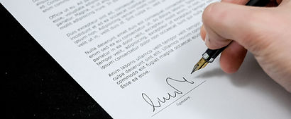 Signing A Document