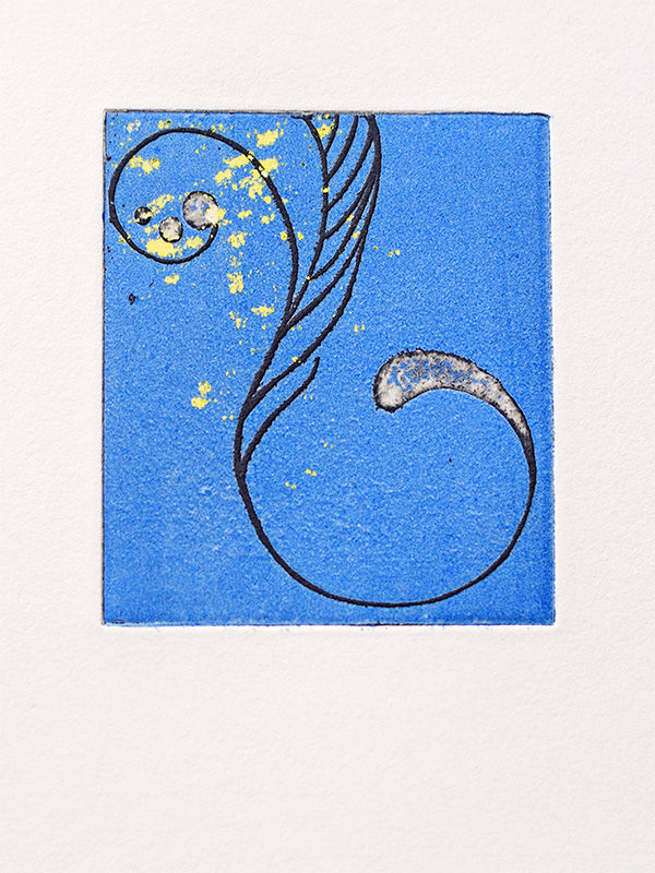 colour etch by Sylvia Müseler, artist and graphic designer of ink&tones