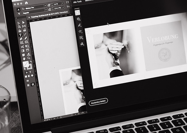 Graphic Designer Sylvia Müseler at work