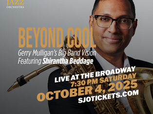 SJO Presents: Beyond Cool – Gerry Mulligan’s Big Band Vision with Shirantha Beddage
