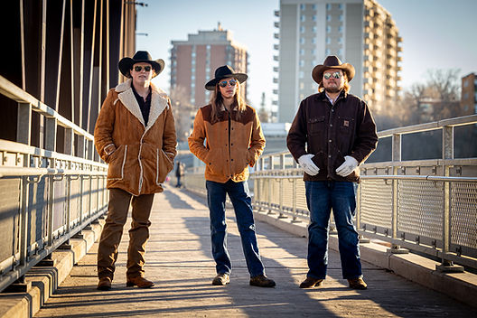 We like playing rock n roll in cowboy hats