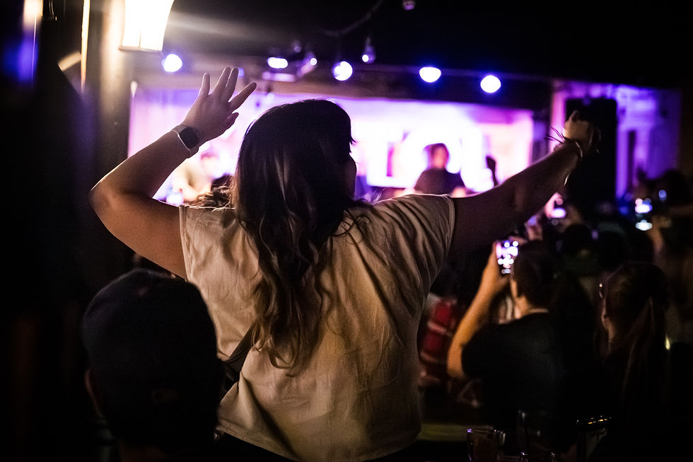 Attendee at the Wheatus concert at Capitol Music Club
