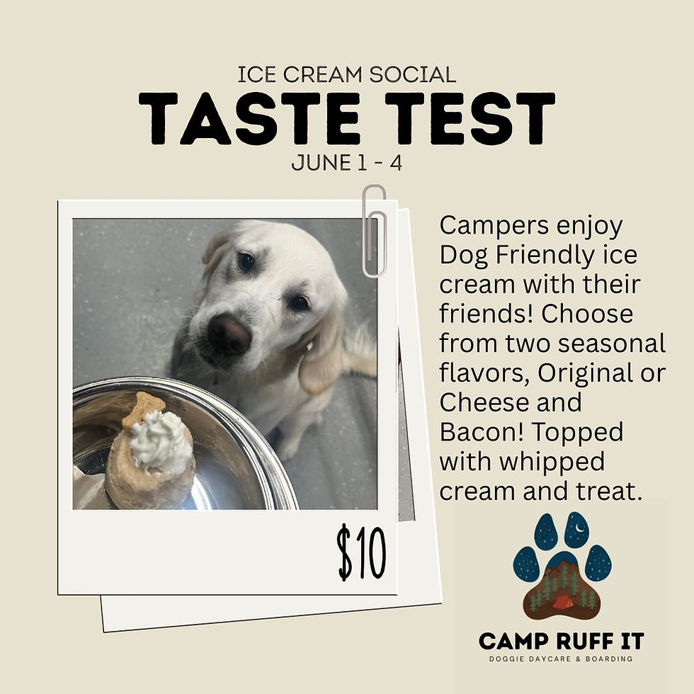 🍦 Ice Cream Social Taste Test (June 1 – 4)