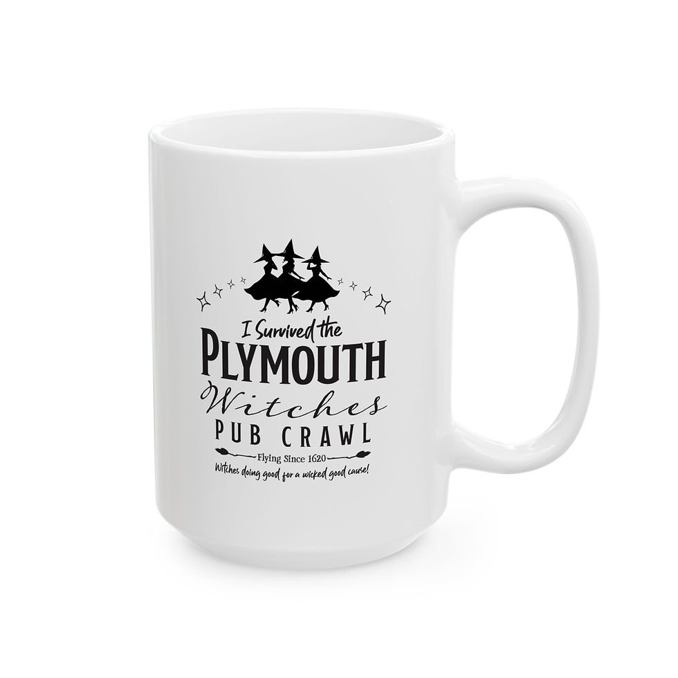 Thumbnail: I Survived the Plymouth Witches Pub Crawl! Ceramic Mug
