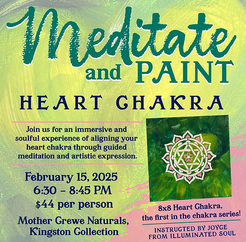 Meditate. and. Paint Heart Chakra Event
