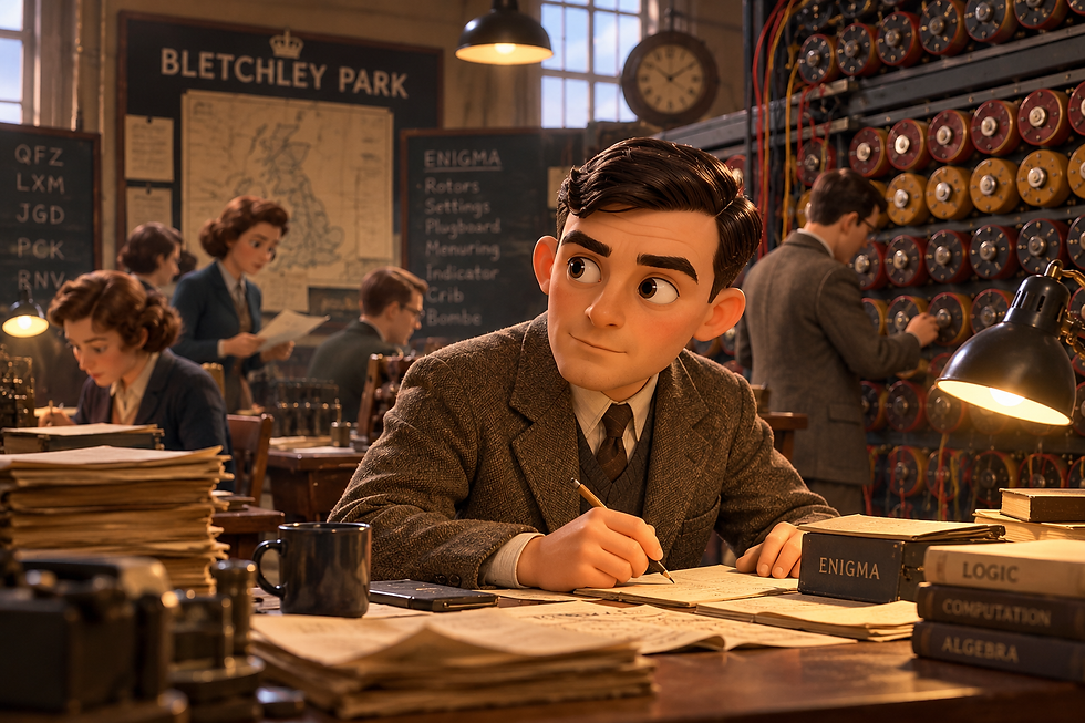 Alan Turing a Bletchley Park