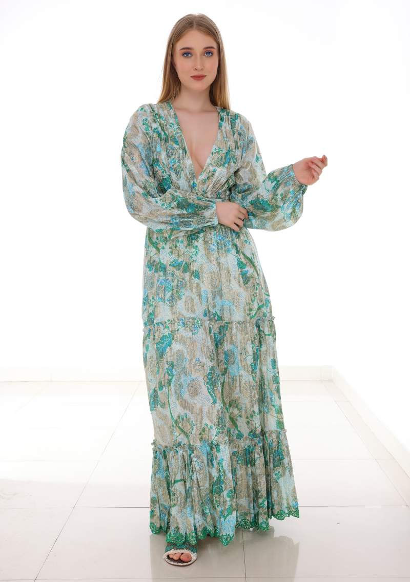 Миниатюра: TERASA LONG DRESS AQUA