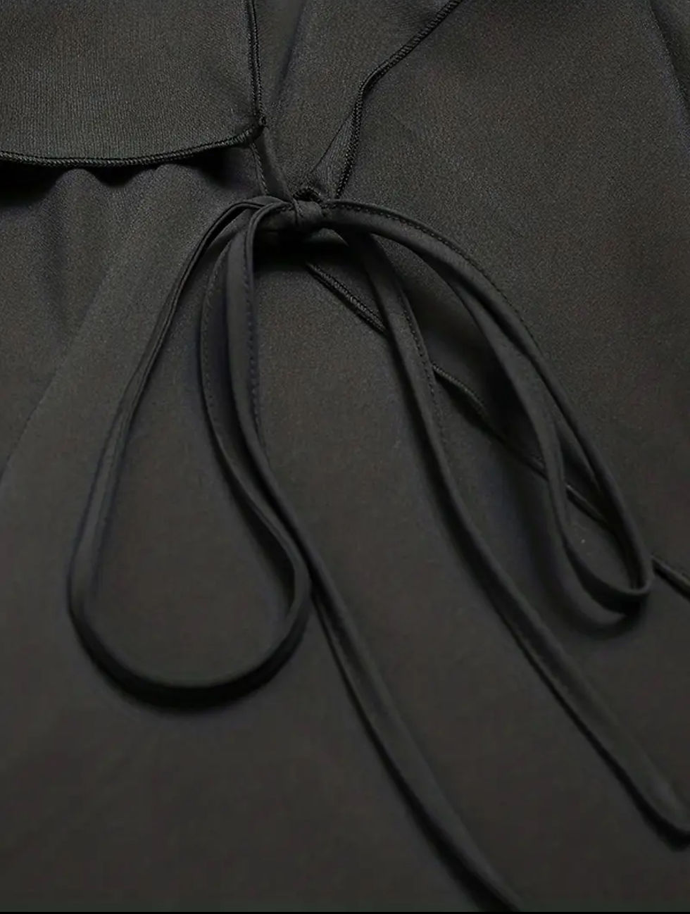 Μικρογραφία: Unisex oversized loose-fit pants with an elastic waist and a ruffle skirt