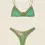 Miniatura: Bikini Donna F**K Top con Slip Americano Fisso Fantasia 0641-X13
