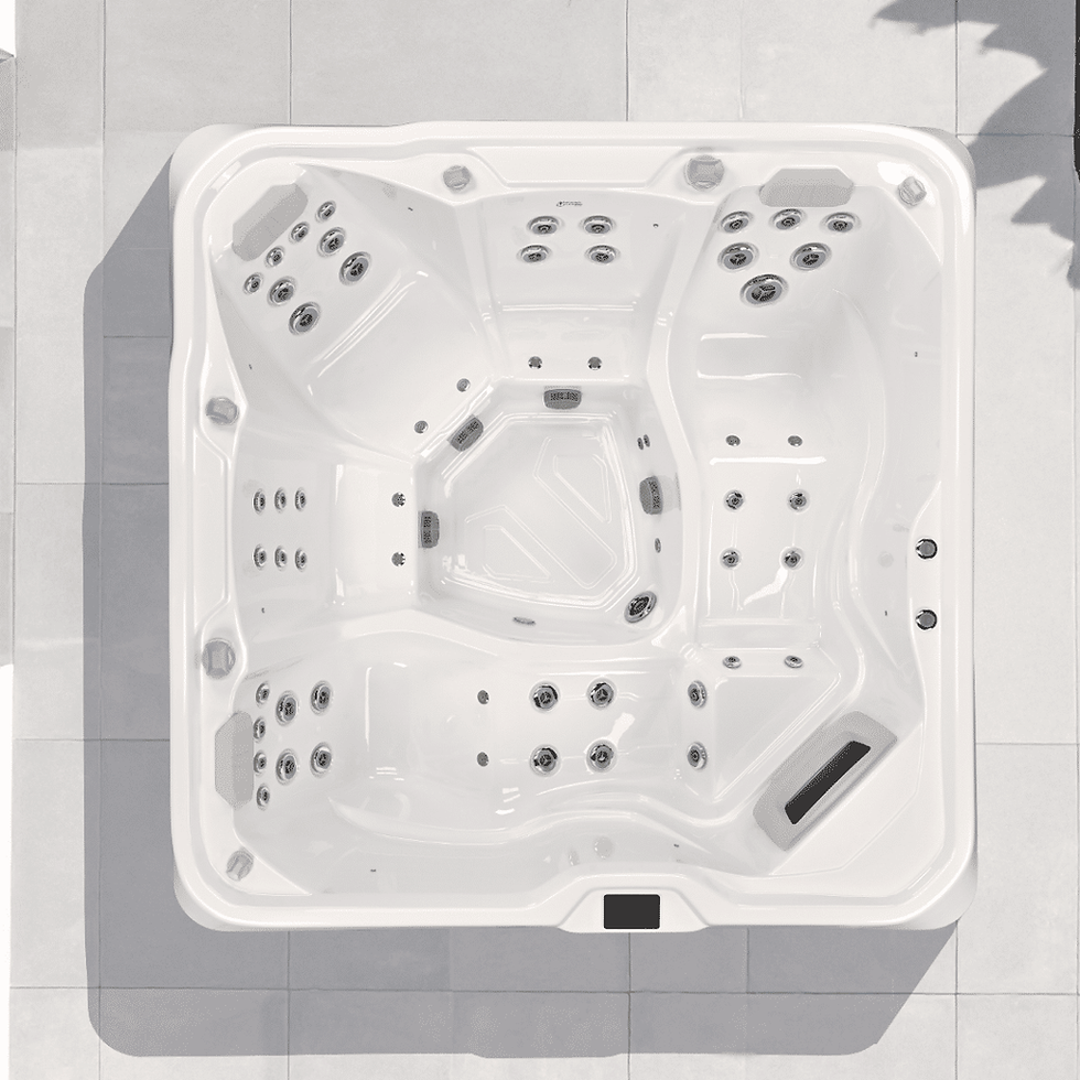 Thumbnail: Equinox EQ770 Pro Luxury 5-Person Hot Tub With Two Loungers