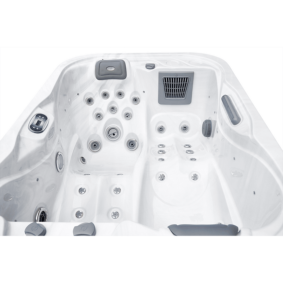 Thumbnail: Sunbeach 522-DL Compact Twin-Lounger Hydrotherapy Hot Tub for Couples