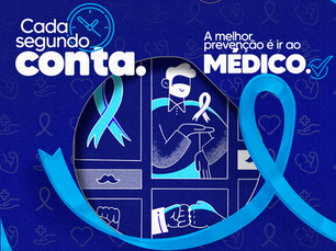 NOVEMBRO AZUL: CADA SEGUNDO CONTA  