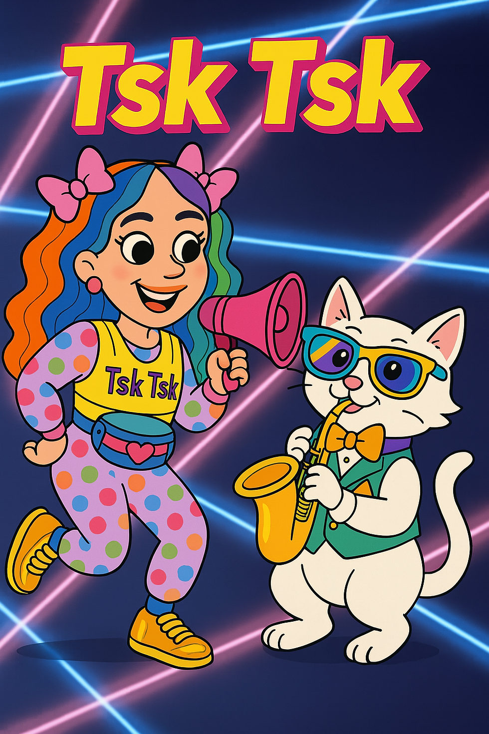 Pritty and Hank making noise at The Cotton Barn during a photo shoot.