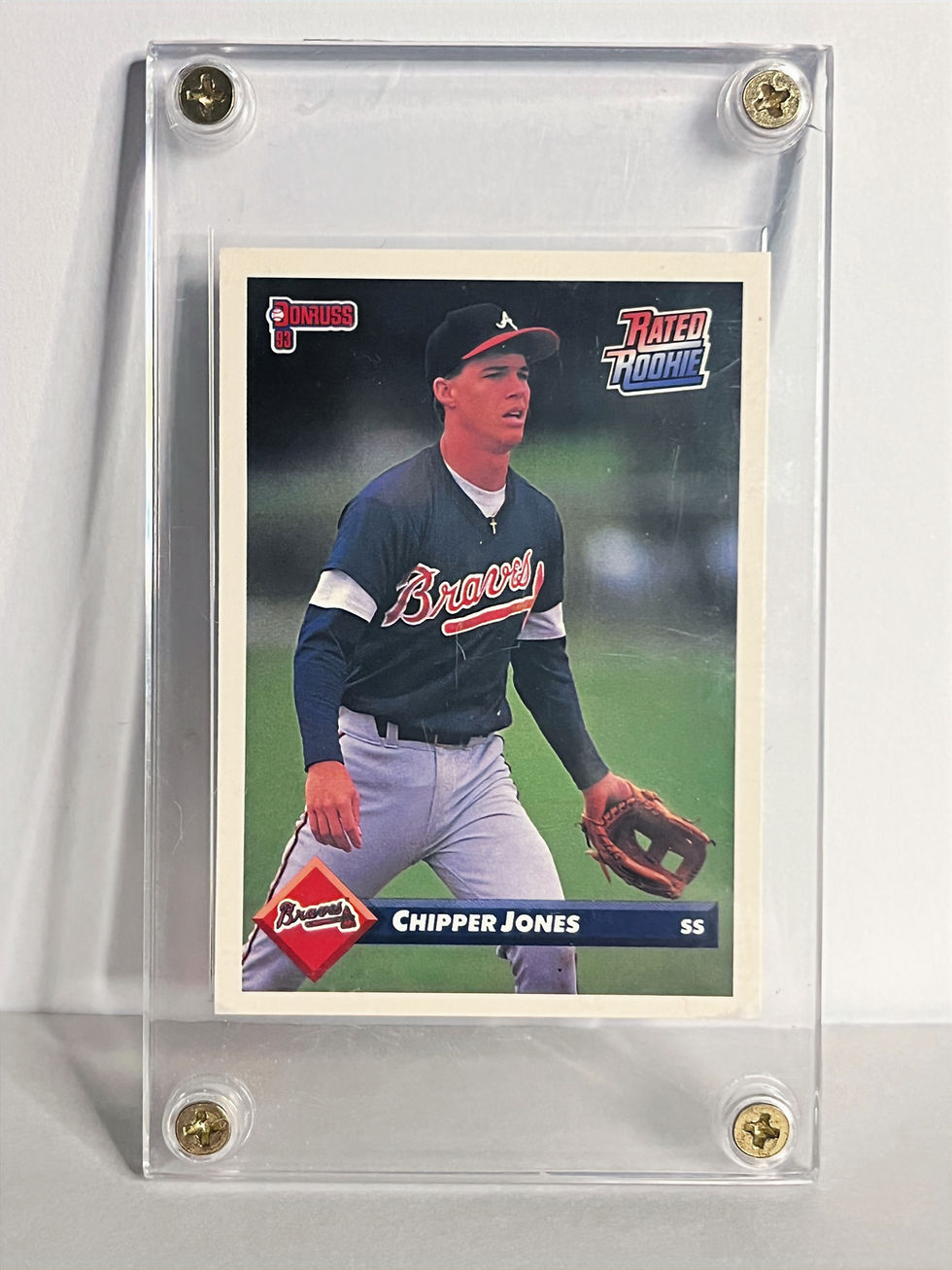 1993 DONRUSS CHIPPER JONES RATED ROOKIE SERIES (2) 721