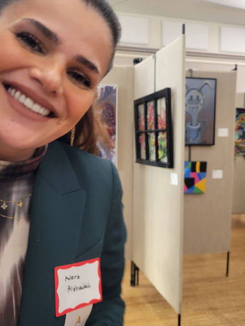 My name tag | Des Moines Women's Club 115th Annual Art Exhibition