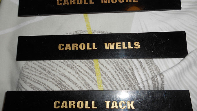 Appreciating the service of Caroll Tack