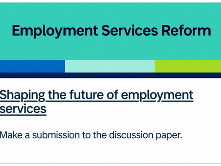 Response to the Australian Government's Shaping the Future of Employment Services discussion paper