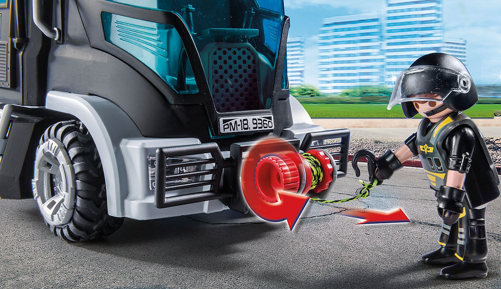 Thumbnail: Playmobil City Action 9360 Tactical Unit SWAT Truck