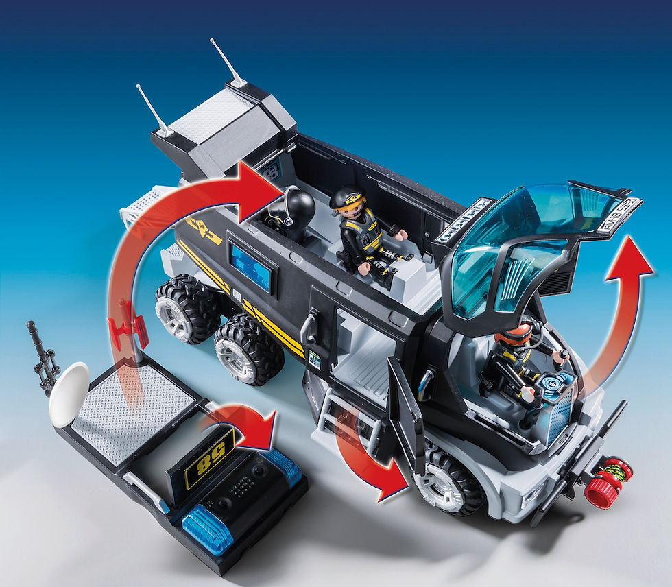 Thumbnail: Playmobil City Action 9360 Tactical Unit SWAT Truck