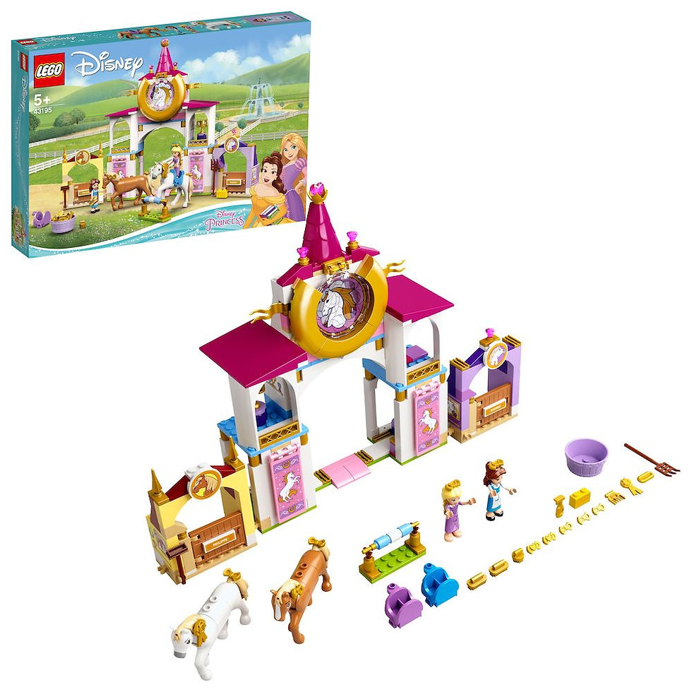 LEGO Disney 43195 Disney Princess Belle & Rapunzels Royal Stable