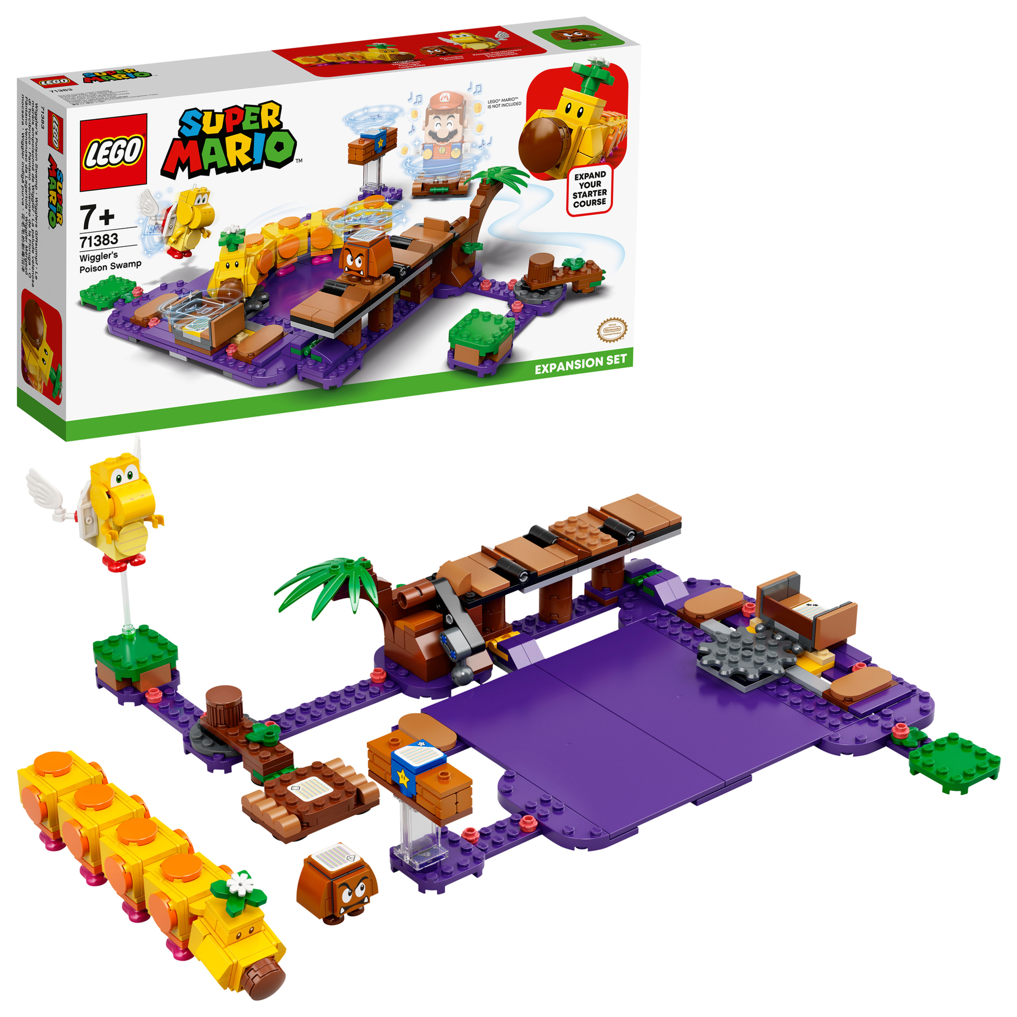 LEGO Super Mario 71383 Wiggler's Poison Swamp Expansion Set