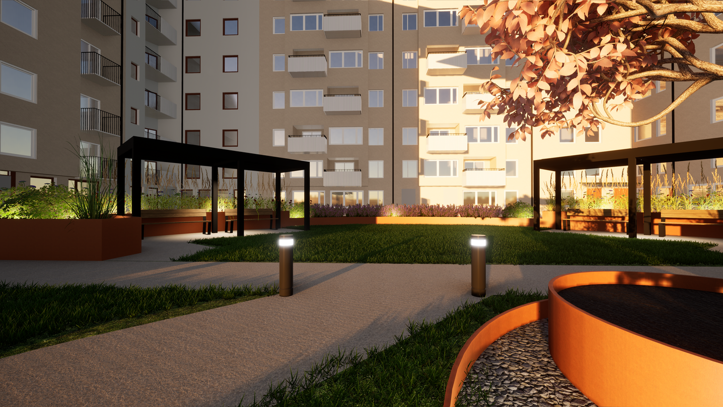 Visualisering innergård