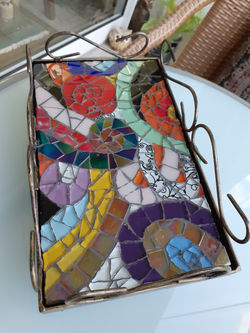 Porta treco em mosaico