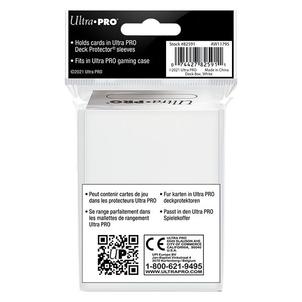 Ultra Pro - Deck Box - White