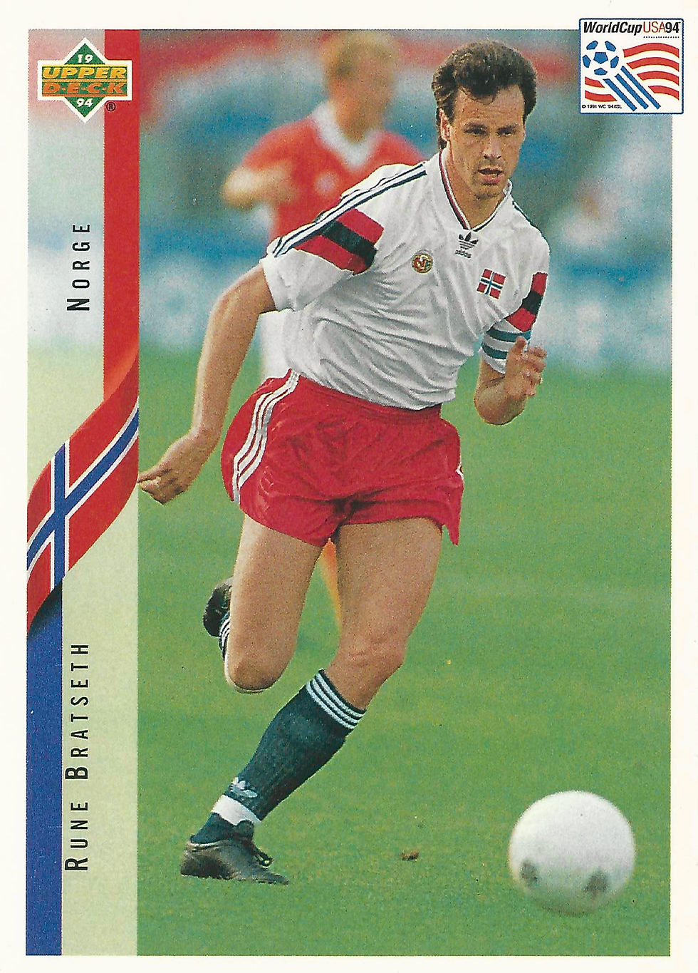 Thumbnail: Upper Deck World Cup USA : Rune Bratseth (95)