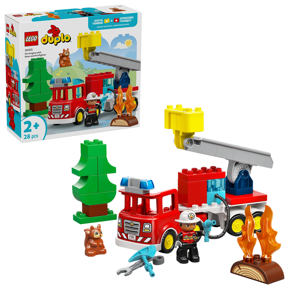 Thumbnail: LEGO® Duplo Fire Truck With Hose And Firefighter