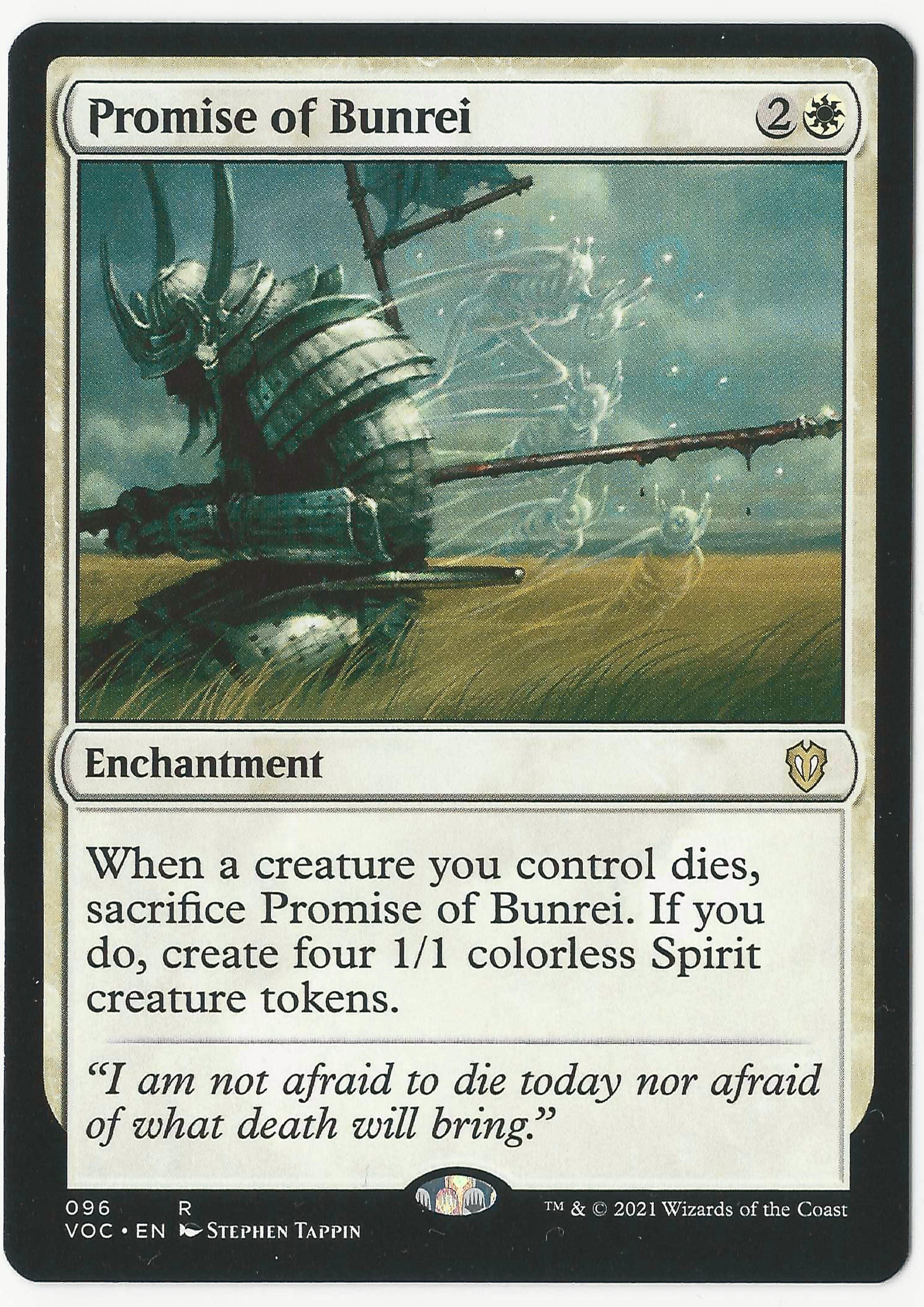 Magic The Gathering :Promise of Bunrei