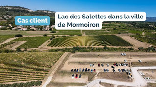 Wie kann die Stadt Mormoiron die Besucherzahlen am Lac des Salettes besser erfassen?