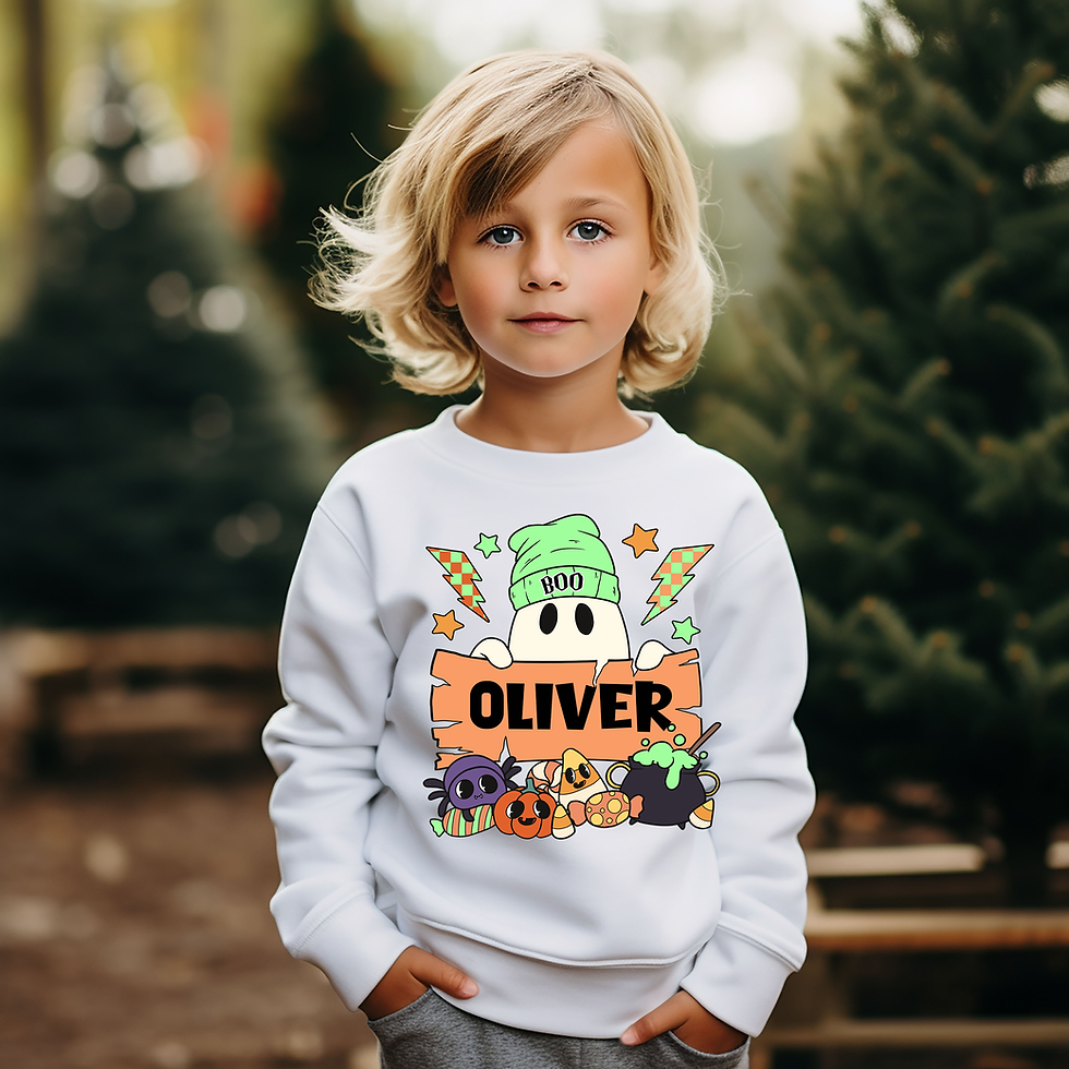Thumbnail: Mama mini Halloween Sweatshirt Jumper Matching Pumpkin Picking Sweatshirt ,Kids