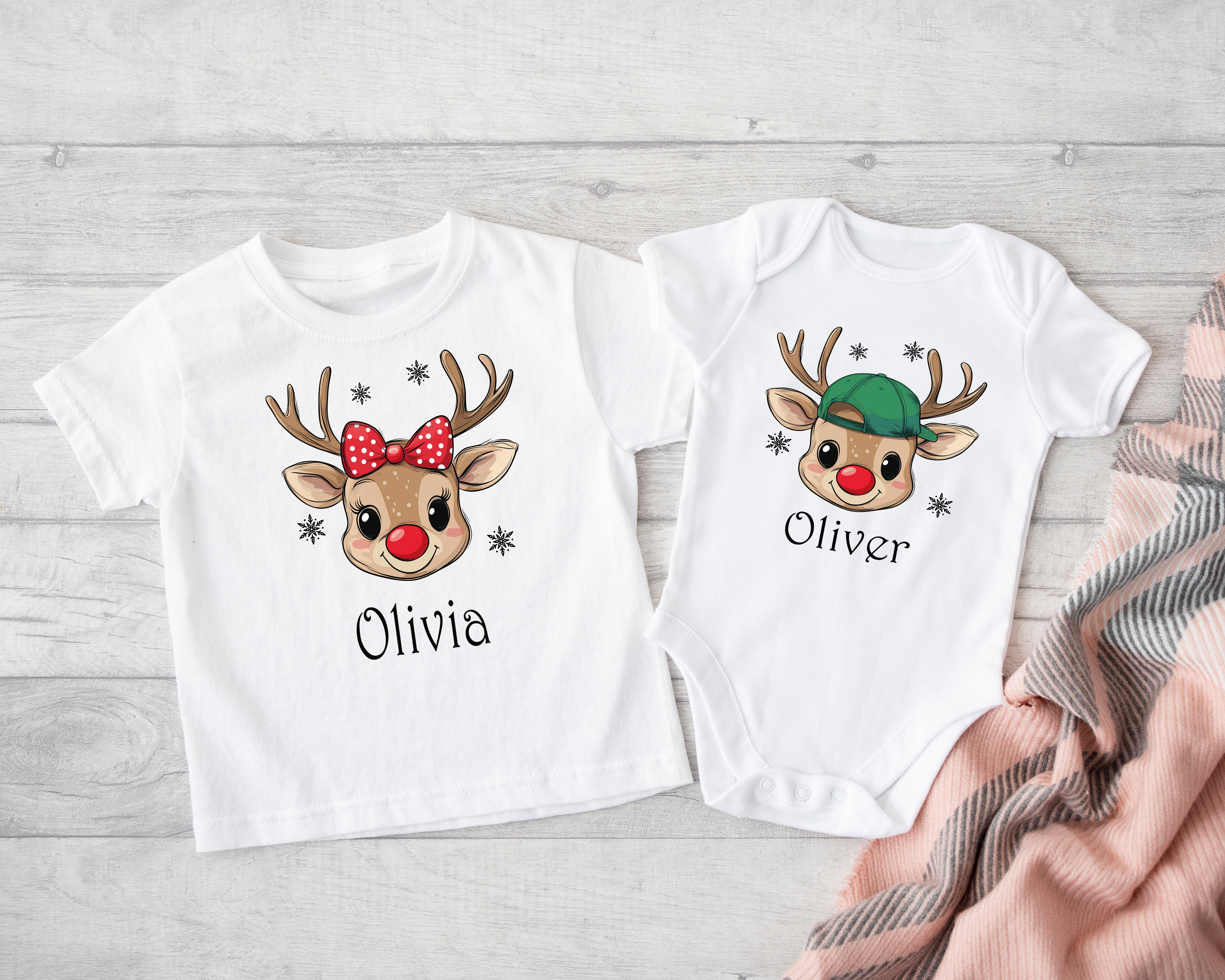 Reindeer Names Christmas Shirt, Family Christmas Tee, Santa Reindeer