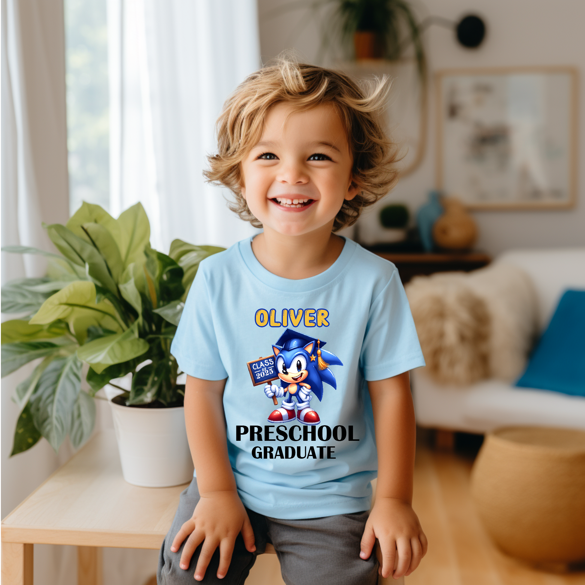 Personalised Nursery Graduation T Shirt, Preschool Graduation T Shirt, Nursery