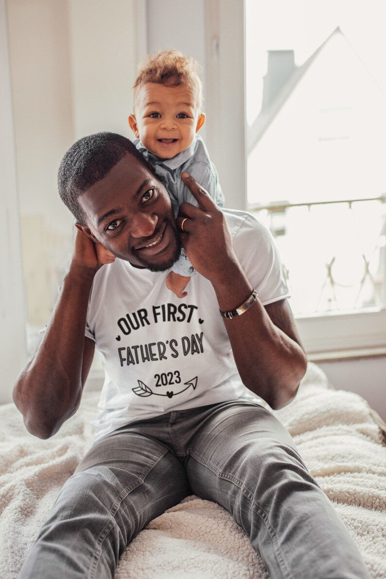 Thumbnail: Our first father's day Dad present/Fathers Day Matching T Shirts /dad da