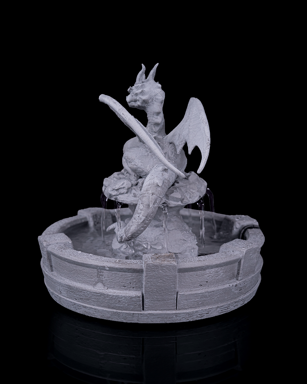 Thumbnail: Resting Guardian Tabletop Fountain