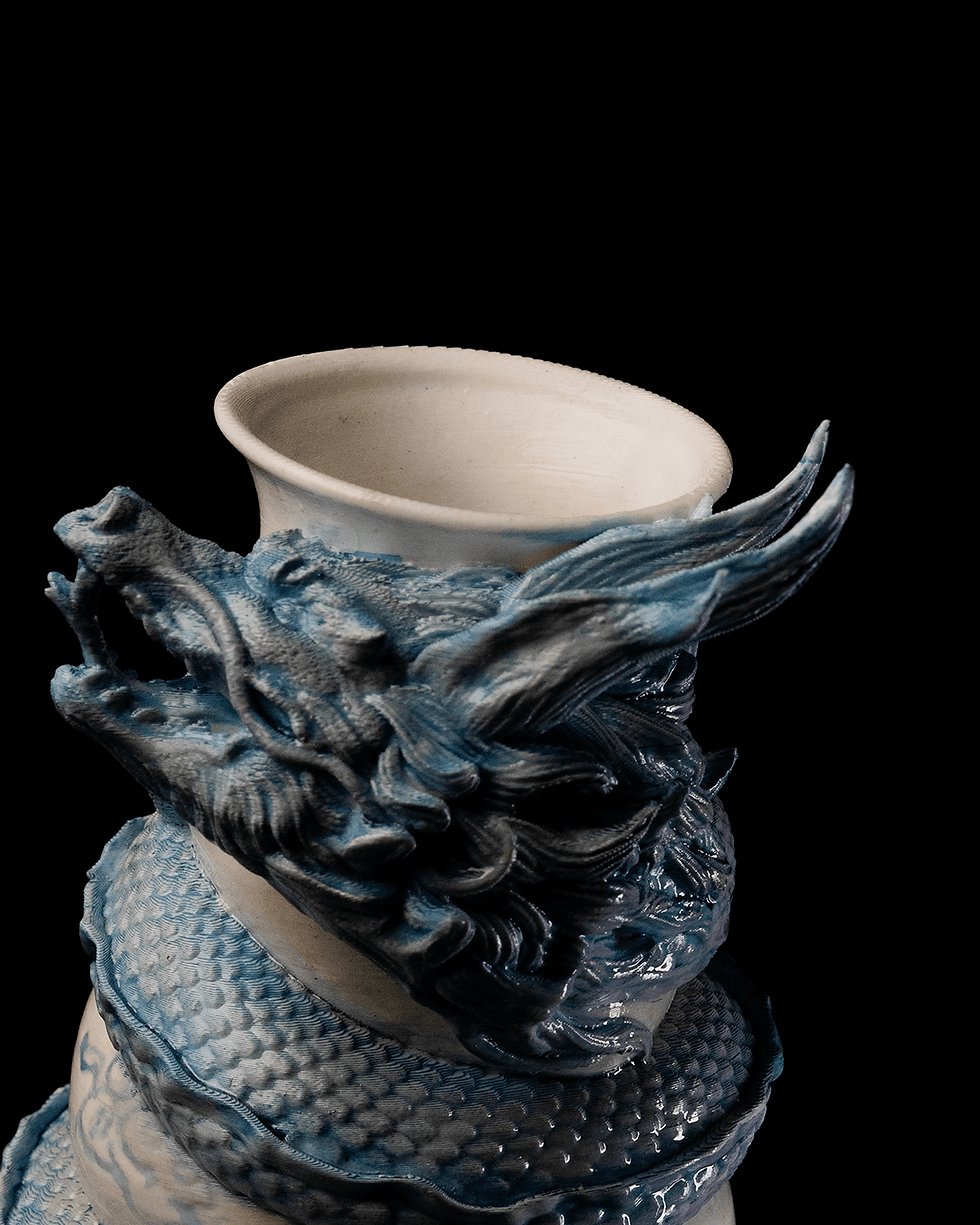 Thumbnail: Dragon Wrapped Vase