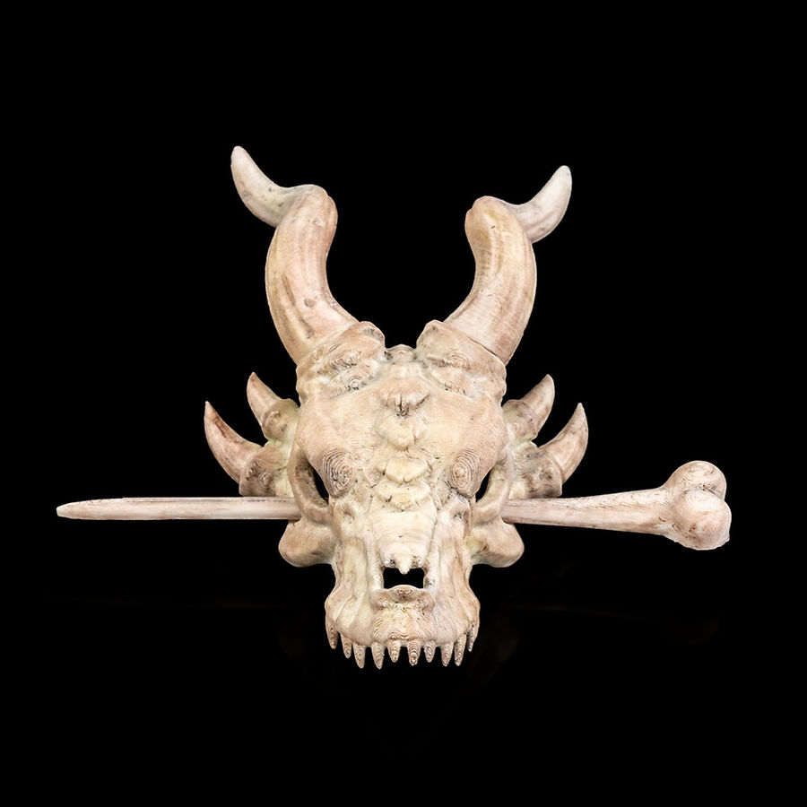 Bone Trophy Hair Pin