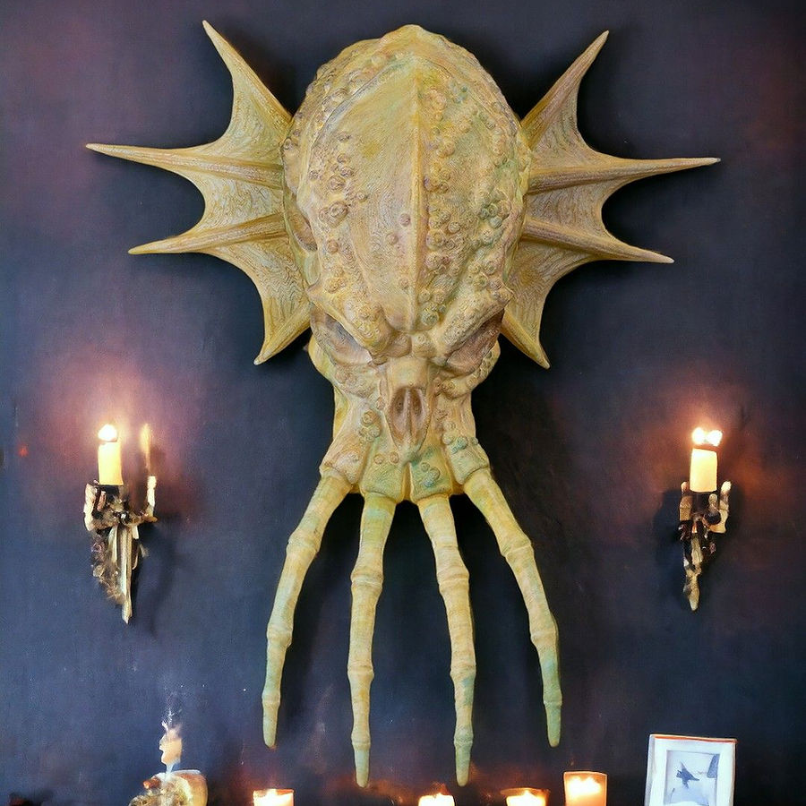 Green Dragon Skull