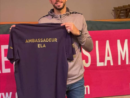 Bastien Pinault et Lucas Rey à l'école Saint-Maur