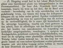Oprichtening Ned. Protestantenbond 1870