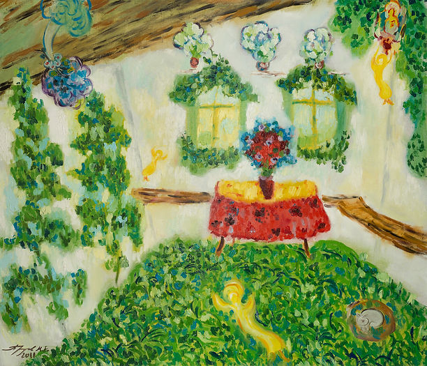 Прусов К.Е. Троицын день сегодня! 2011. Холст, масло. 60×70 см.jpg