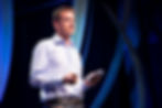 Ole Qvist-Sørensen doing a Key-note during the Ted Conference in Copenhagen