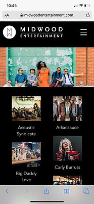 Midwood Entertainment Mobile Responsive Website